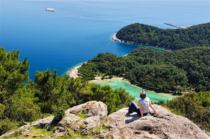 Výhľad na ostrove Mljet