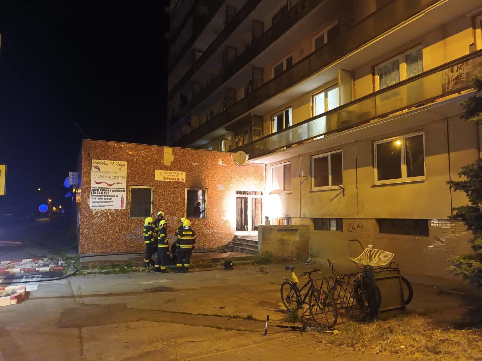 Požiar obytného domu v