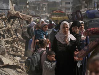 Palestínčania po evakuačných varovaniach