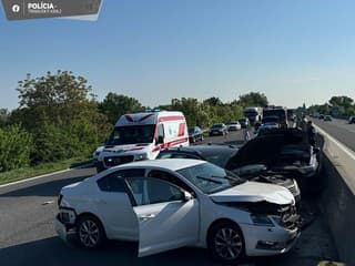 FOTO Hromadná nehoda na